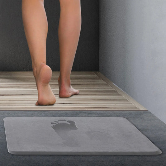 Alfombra de baño de diatomita ultraabsorbente · 60x39 cm