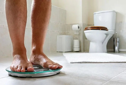 Báscula de baño digital de cristal templado · hasta 180 kg