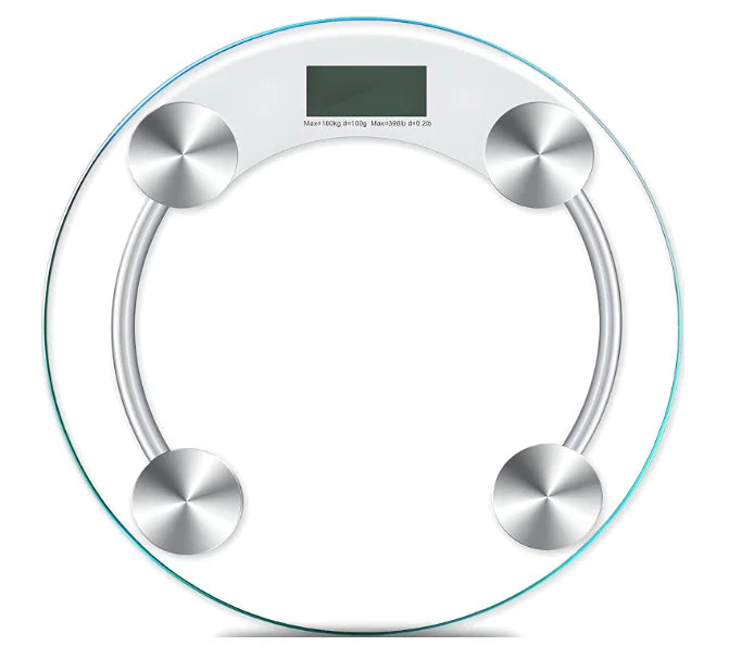 Báscula de baño digital de cristal templado · hasta 180 kg