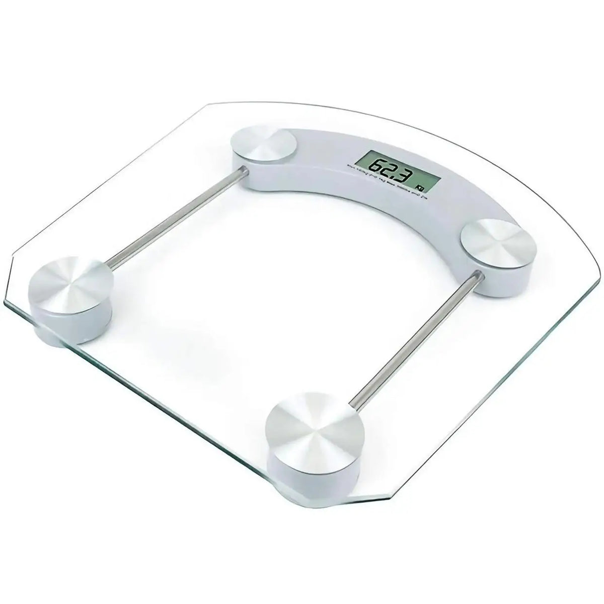 Báscula de baño digital de cristal templado · hasta 180 kg